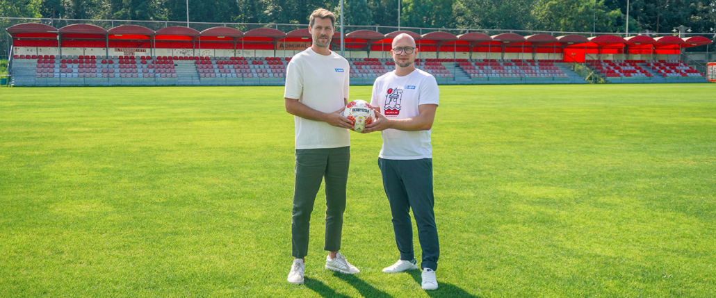 GAK-Geschäftsführer Boris Hüttenbrenner und GAK-Obmann Rene Ziesler - Credits: GAK 1902 Grazer Athletiksport Klub