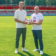 GAK-Geschäftsführer Boris Hüttenbrenner und GAK-Obmann Rene Ziesler - Credits: GAK 1902 Grazer Athletiksport Klub