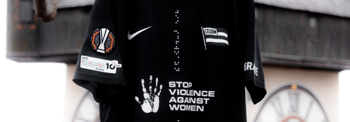 STOP VIOLENCE AGAINST WOMEN - Credits: SK Sturm Graz