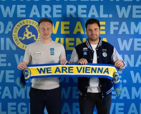 First Vienna FC 1894 - Cheftrainer Patrick Enengl und Sportdirektor Didi Elsneg - Credits: First Vienna FC 1894
