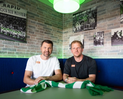 SK Rapid - Wolfgang Fiala und Markus Katzer - Credits: Andreas Graf