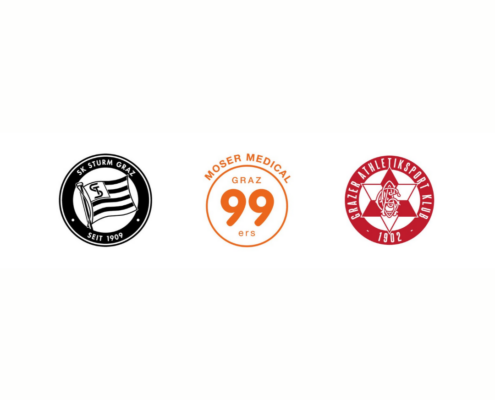 Credits: SK Sturm Graz, Graz99ers, GAK 1902
